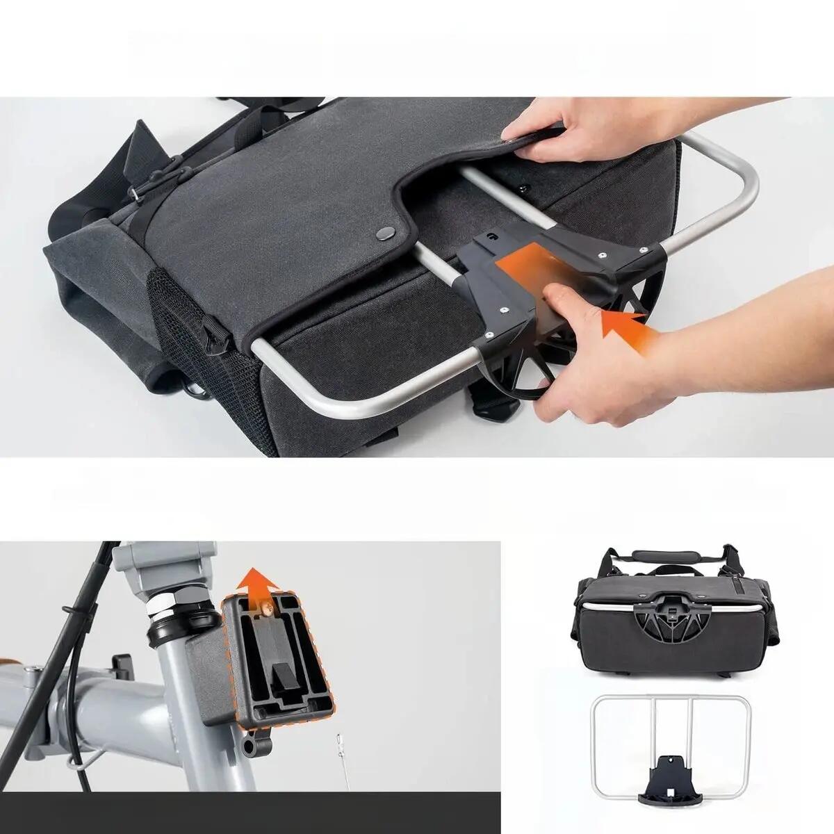 Sac à dos pliant pour vélo à guidon ROCKBROS 2/3
