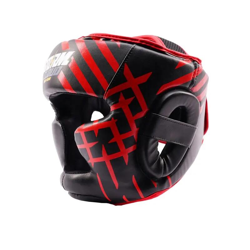 Capacete de boxe StormCloud Lynx Preto/Vermelho Tamanho G/GG 4/7