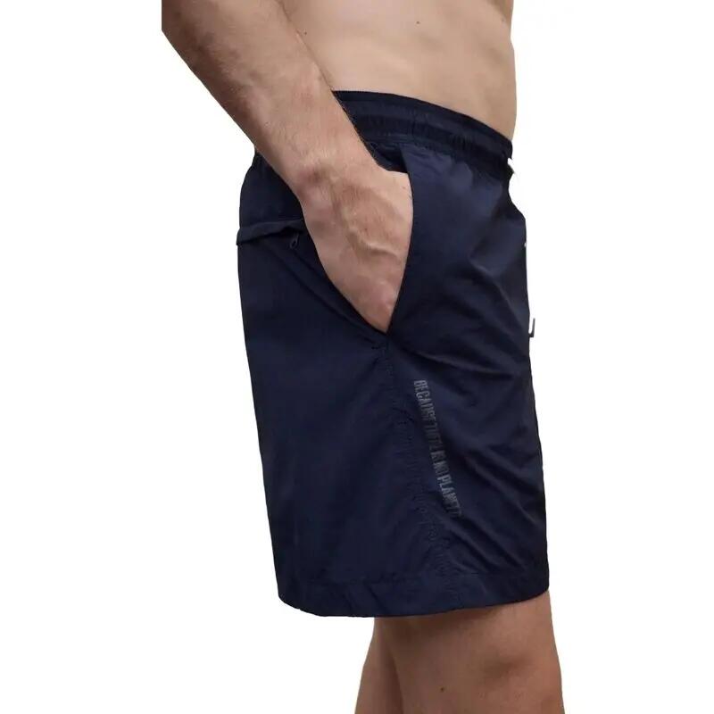 Bañador Azul Ecoalf Biarritz Deep Navy de Fit Regular con Interior de Forro de 3/5