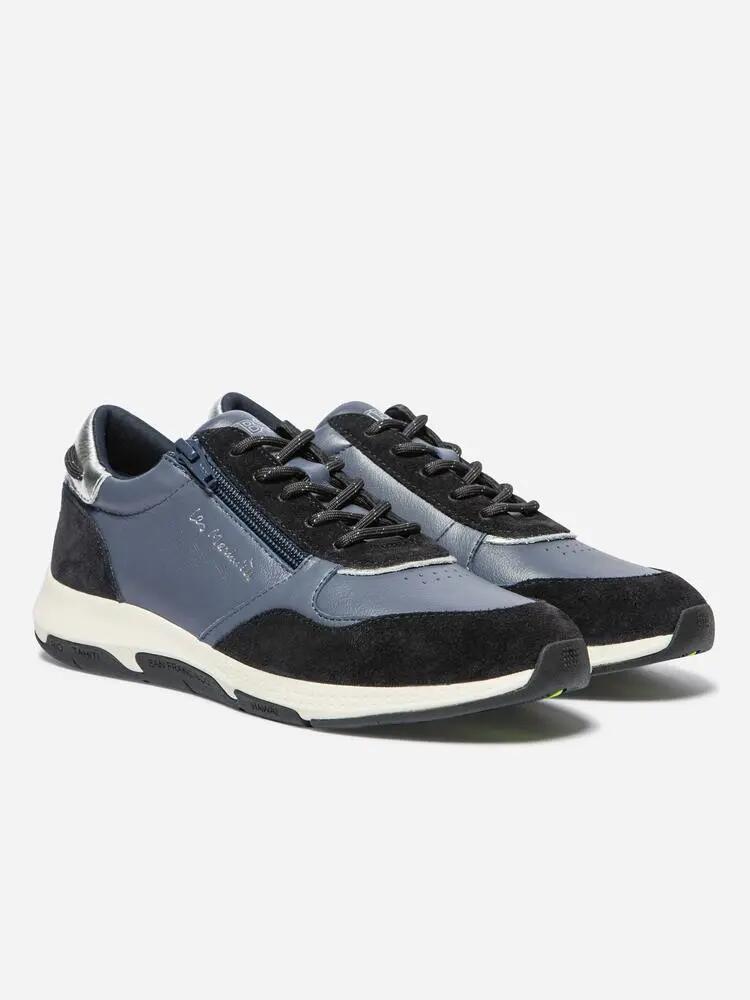 Chaussures - course - femme - lacets et zip - jazazip - bleu 5/5