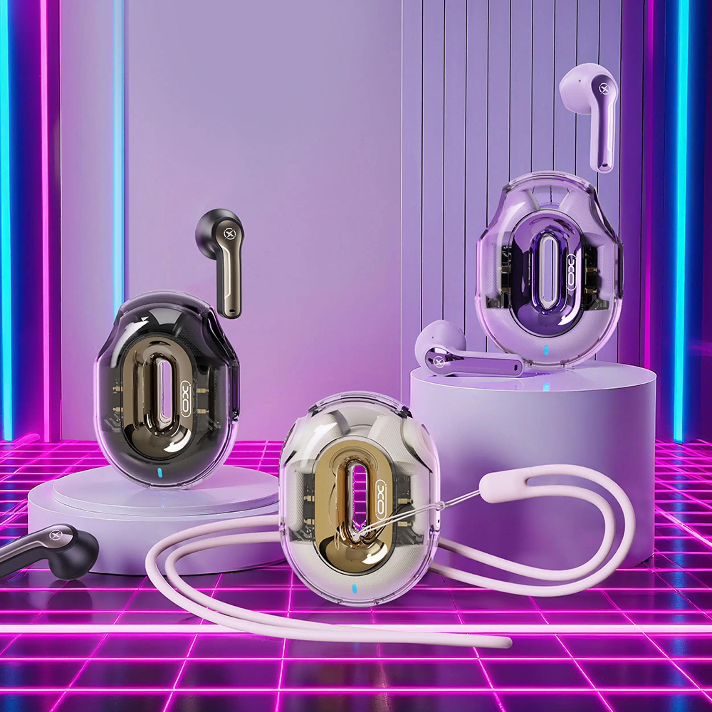 Auriculares Bluetooth XO X43 TWS Bege 6/8