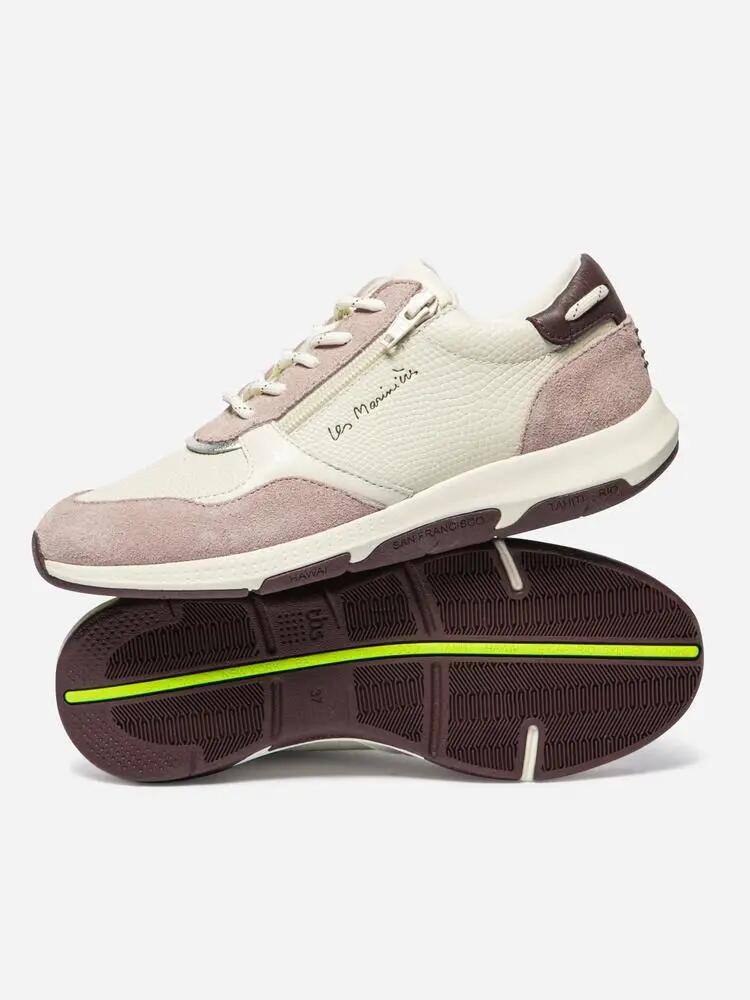 Chaussures - Running - Femme - Fermeture lacets et zip - JAZAZIP Rose/rouge 4/5