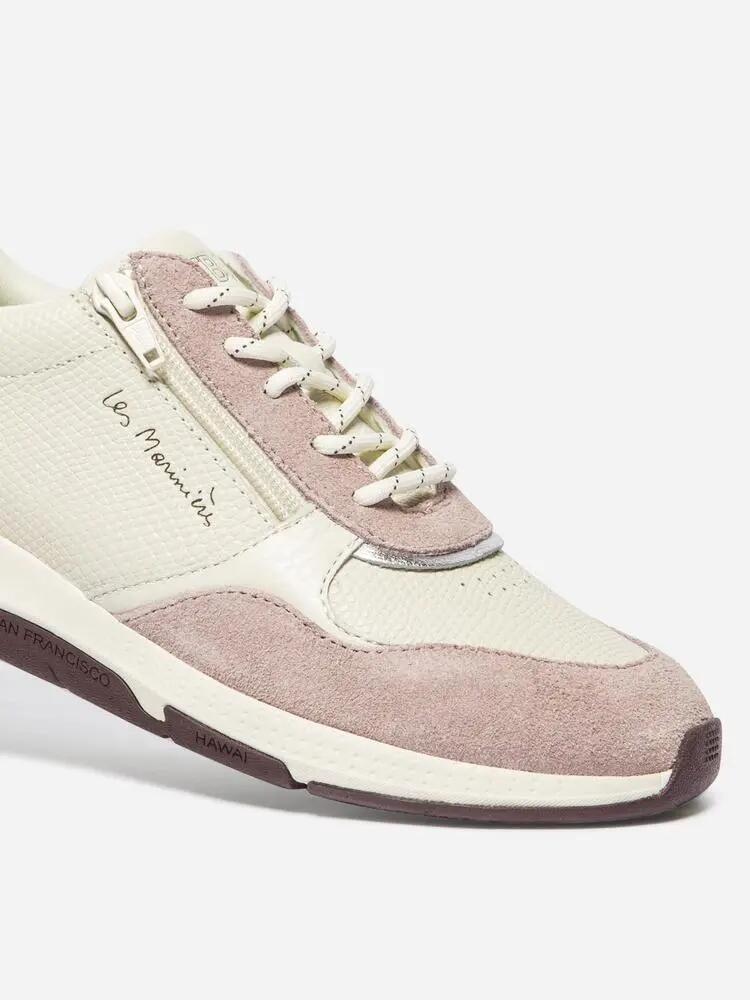 Chaussures - Running - Femme - Fermeture lacets et zip - JAZAZIP Rose/rouge 3/5