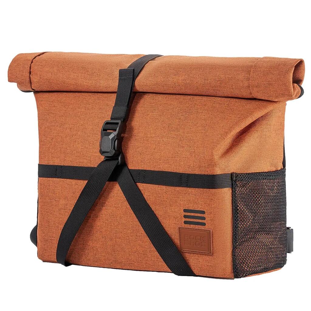 Folding backpack for bicycle handlebars ROCKBROS