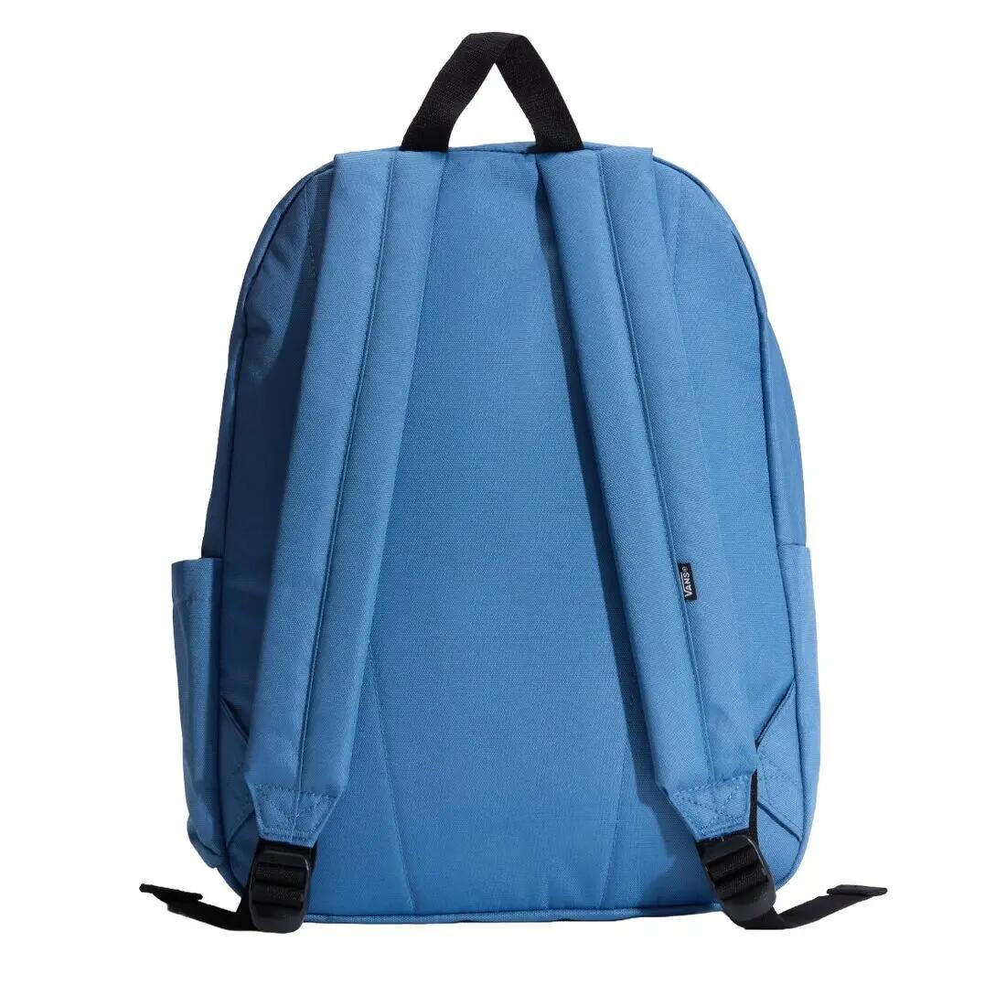 Mochila Azul Old Skool Classic Backpack Dusty Blue - Diseño Icónico, Espaciosa 3/5