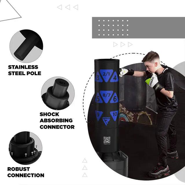 FREISTEHENDER BOXSACK FÜR KINDER, TARGET, BLAU – 4 FT 4/7