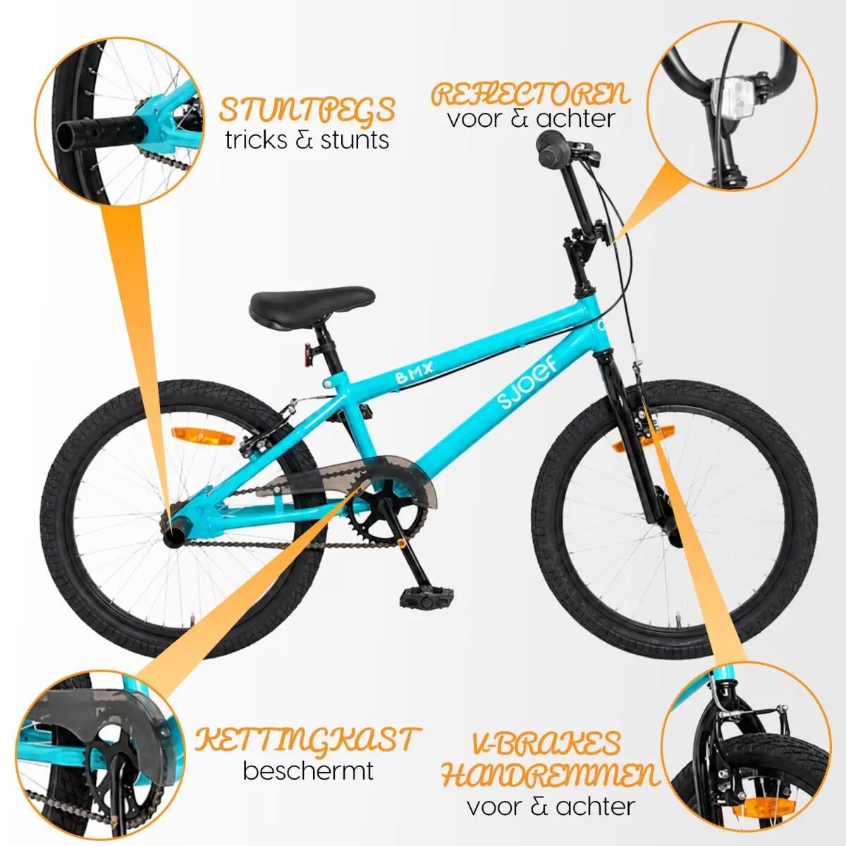 SJOEF BMX 20 inch - Blauw 4/7
