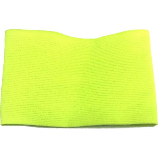 Brassard de capitaine - élastique - jaune fluo