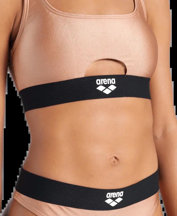 Strój kąpielowy damski dwuczęściowy bikini na basen sportowy Arena Logo Tape 6/7