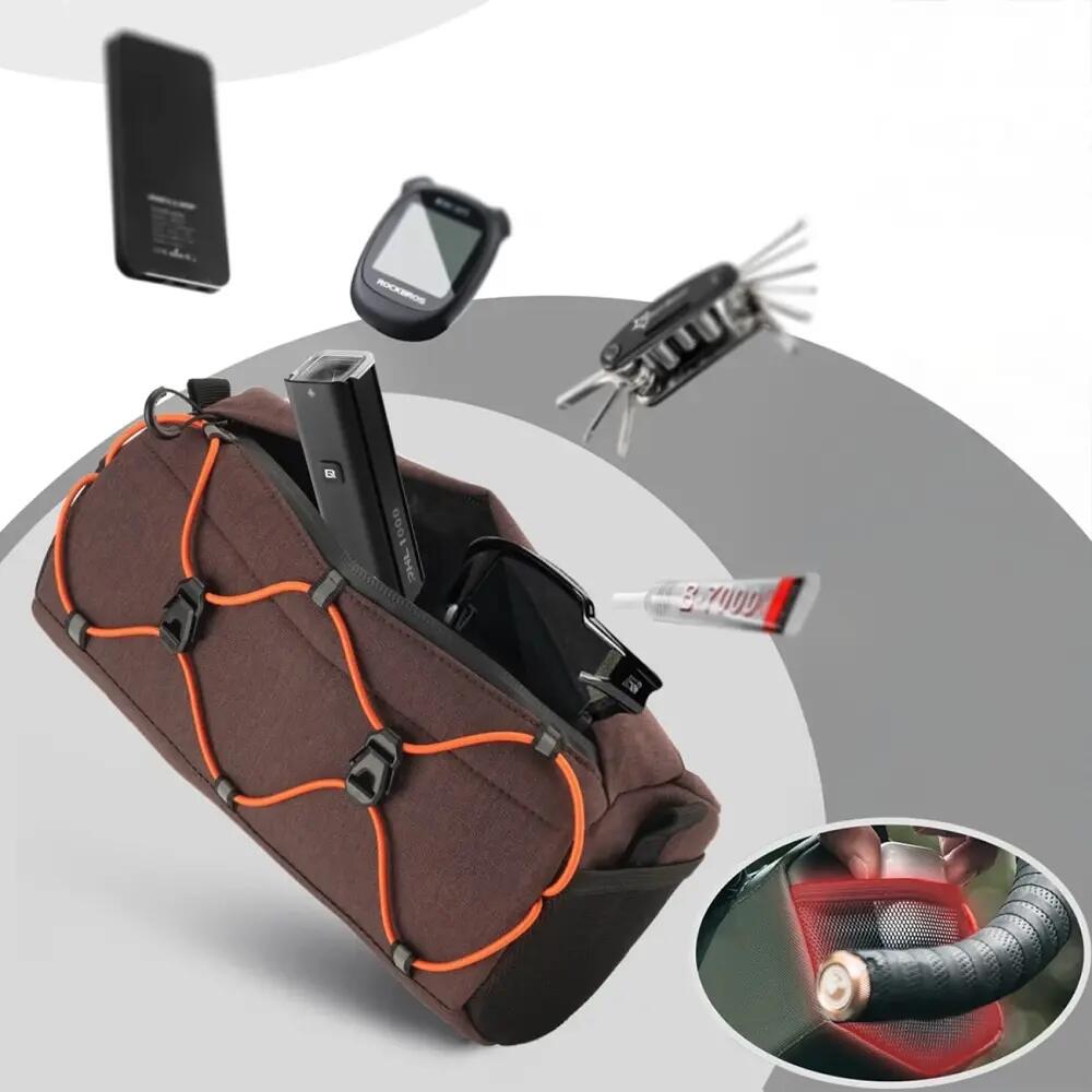 Bolsa de guidão para bicicleta com alça de ombro ROCKBROS 4/5