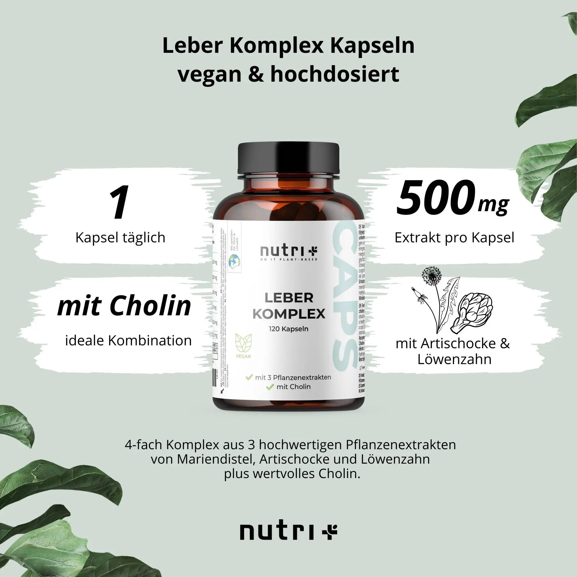 Leber Komplex - 120 Kapseln 3/5