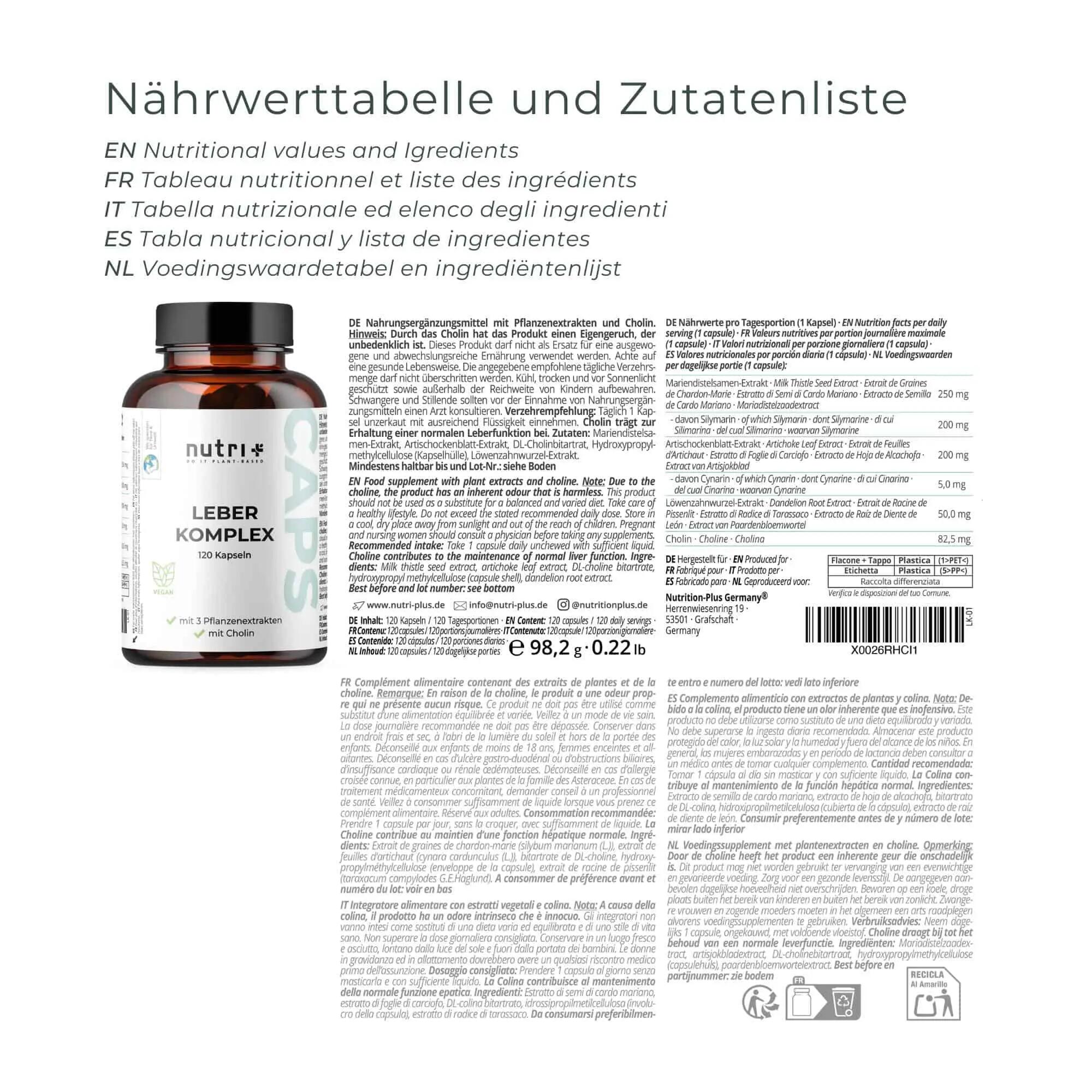 Leber Komplex - 120 Kapseln 2/5