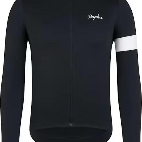 Rapha Core Thermal Black/White long sleeve jersey