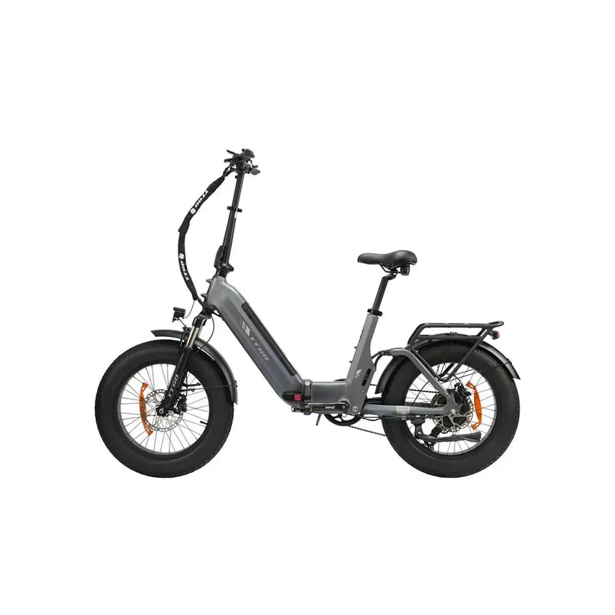 Bici elettrica urbana TTGO F6 PRO motore 250W batteria 48V 18Ah pneumatico 20" 3/11