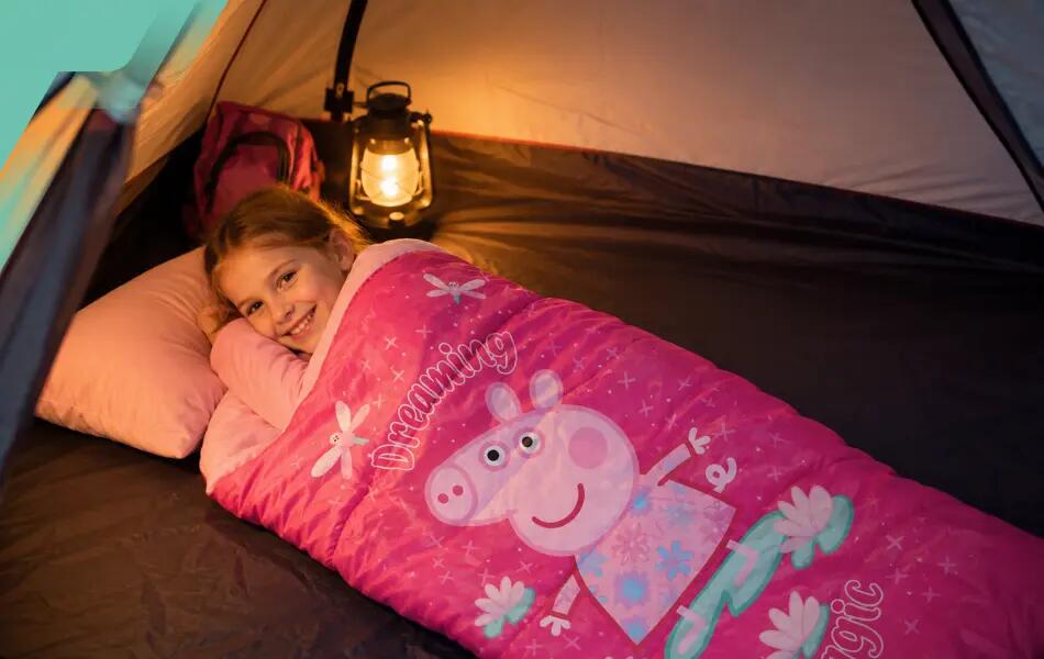 Śpiwór Dziecięcy Peppa Pig 170x70 cm Oryginalny Licencja Hasbro Różowy 4/7