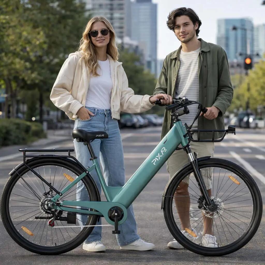Bicicletta elettrica per adulti C1 Pro, pneumatici 27,5" × 1,95", 36V 18Ah. 10/11