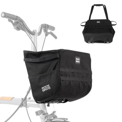 Sacoche avant pour vélo pliant avec panier ROCKBROS