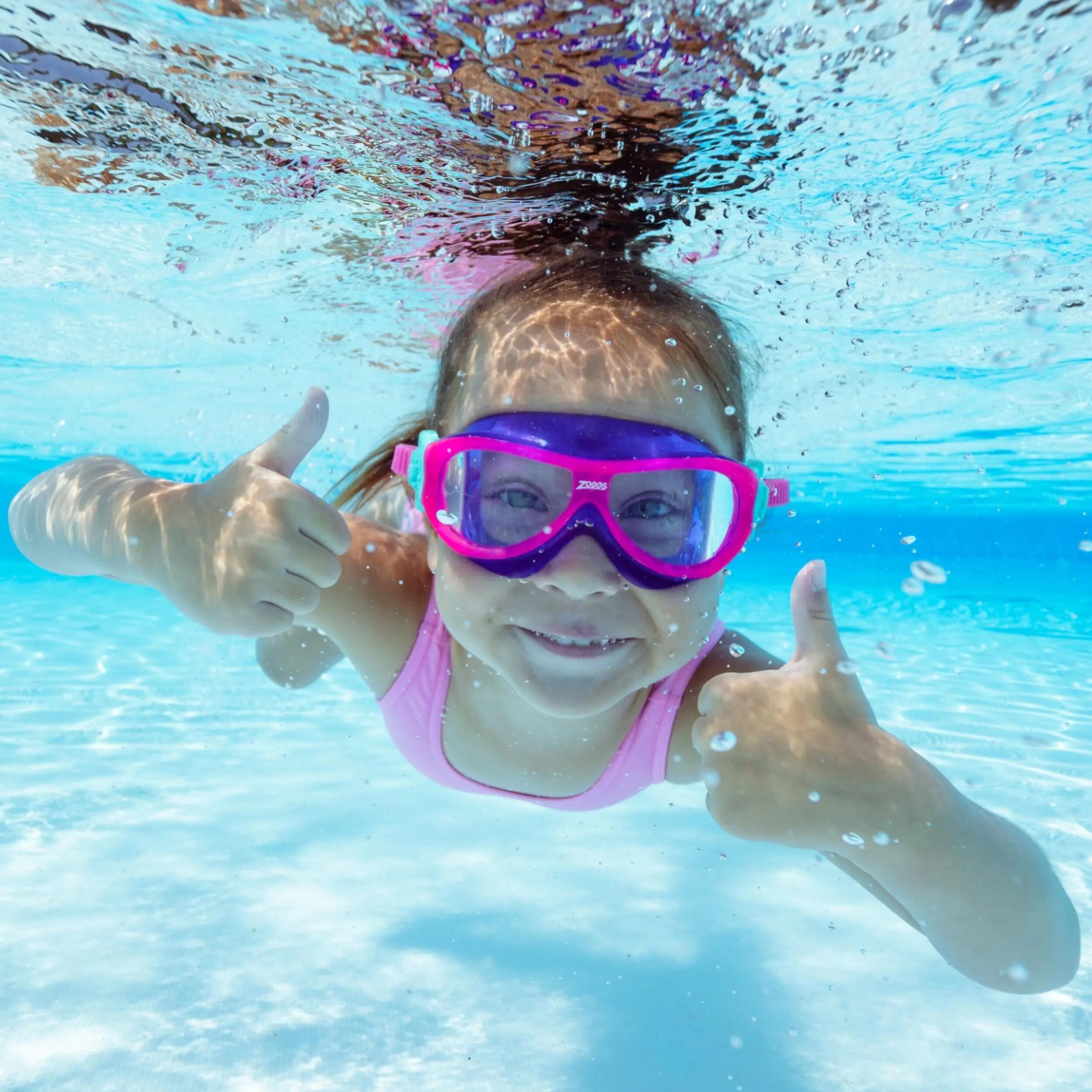Schwimmmaske Phantom Kids 180° Sicht Anti-Fog UV-Schutz 3/3