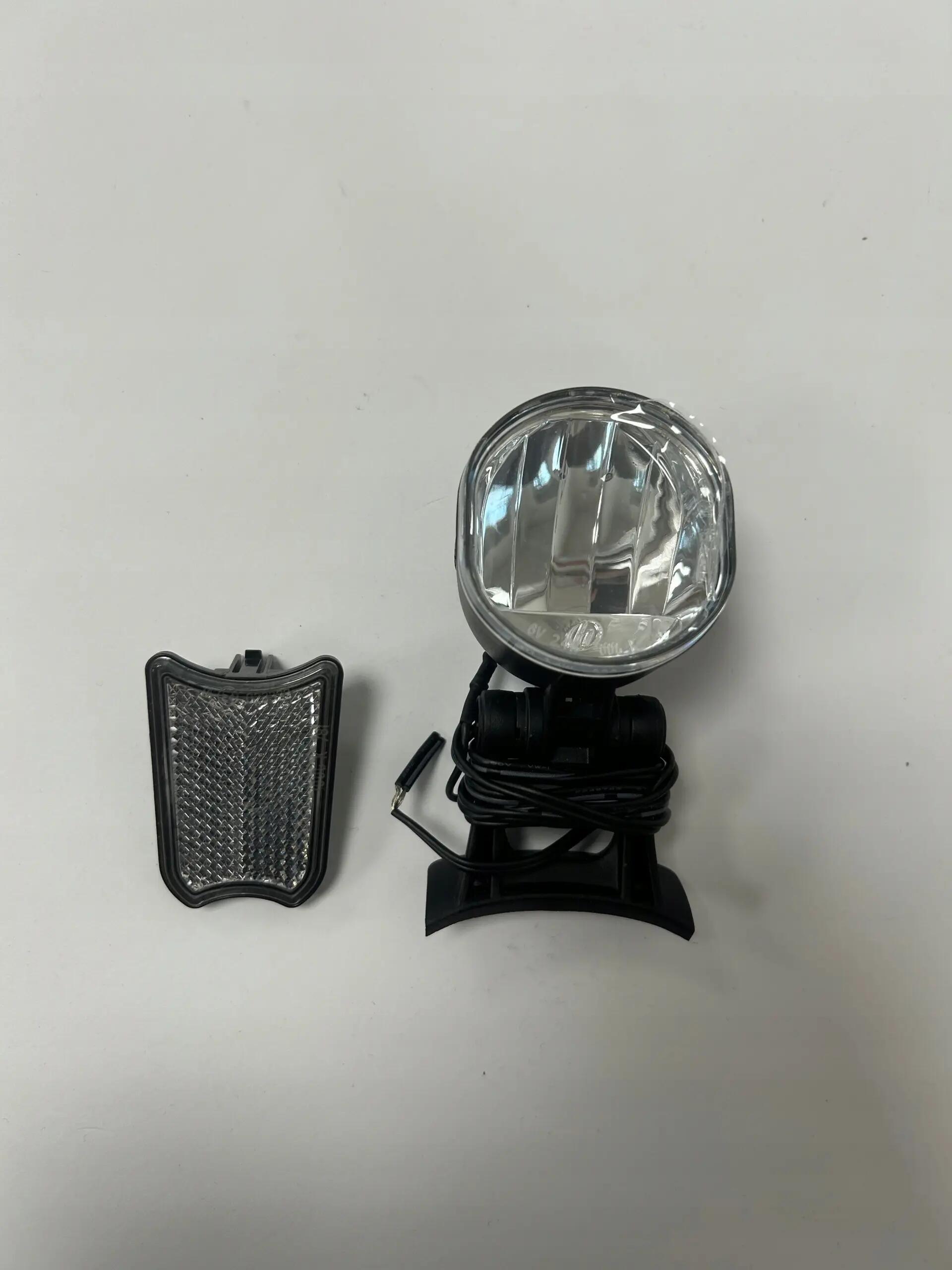 Luz dianteira para bicicleta HERRMANS H-DRIVER com dínamo, LED preto 2/3