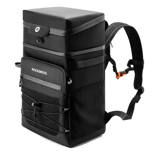 Backpack with insulated compartment and lunch bag ROCKBROS