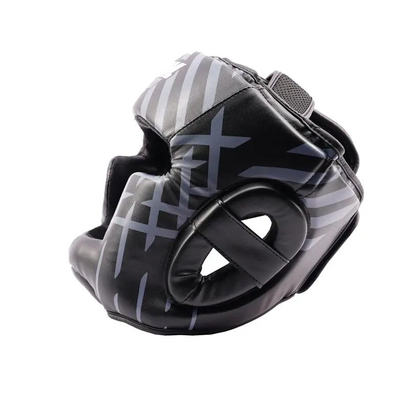 Capacete de boxe infantil StormCloud Lynx, preto/cinza, tamanho júnior P 6/7