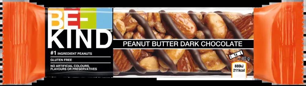 BE-KIND Peanut Butter Dark Chocolate 6x12x40g Riegel für unterwegs & Training 2/2