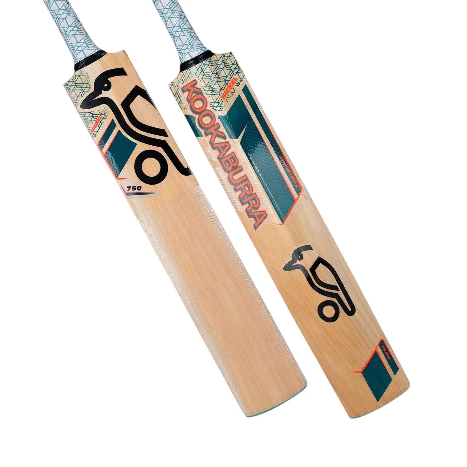 Batte De Cricket NICKEL (Bleu / Orange) Taille 5 2/3