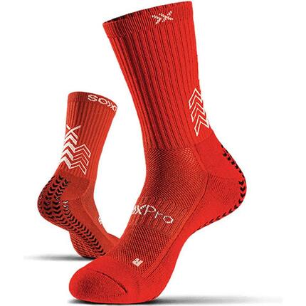 chaussettes grip running - confort et adhérence - soxpro classic - orange