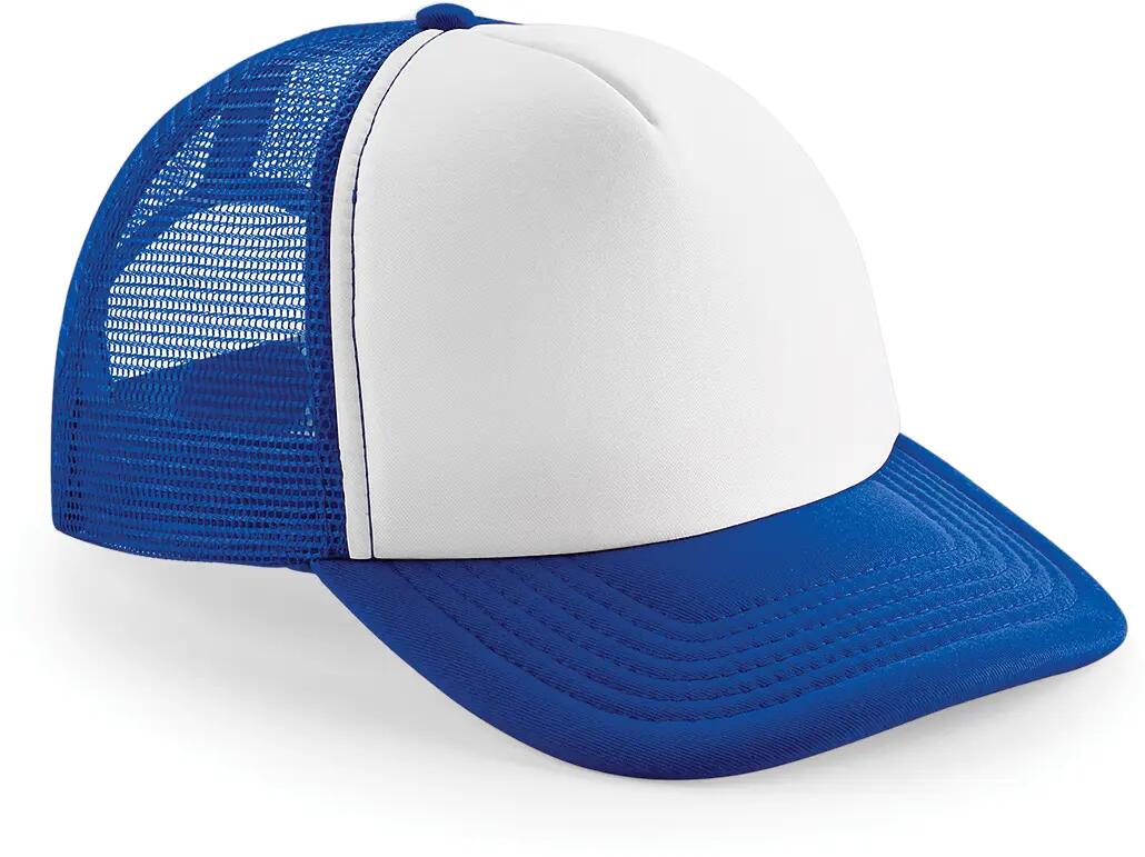 Casquette américaine Vintage - Bright Royal / White - One Size 3/4