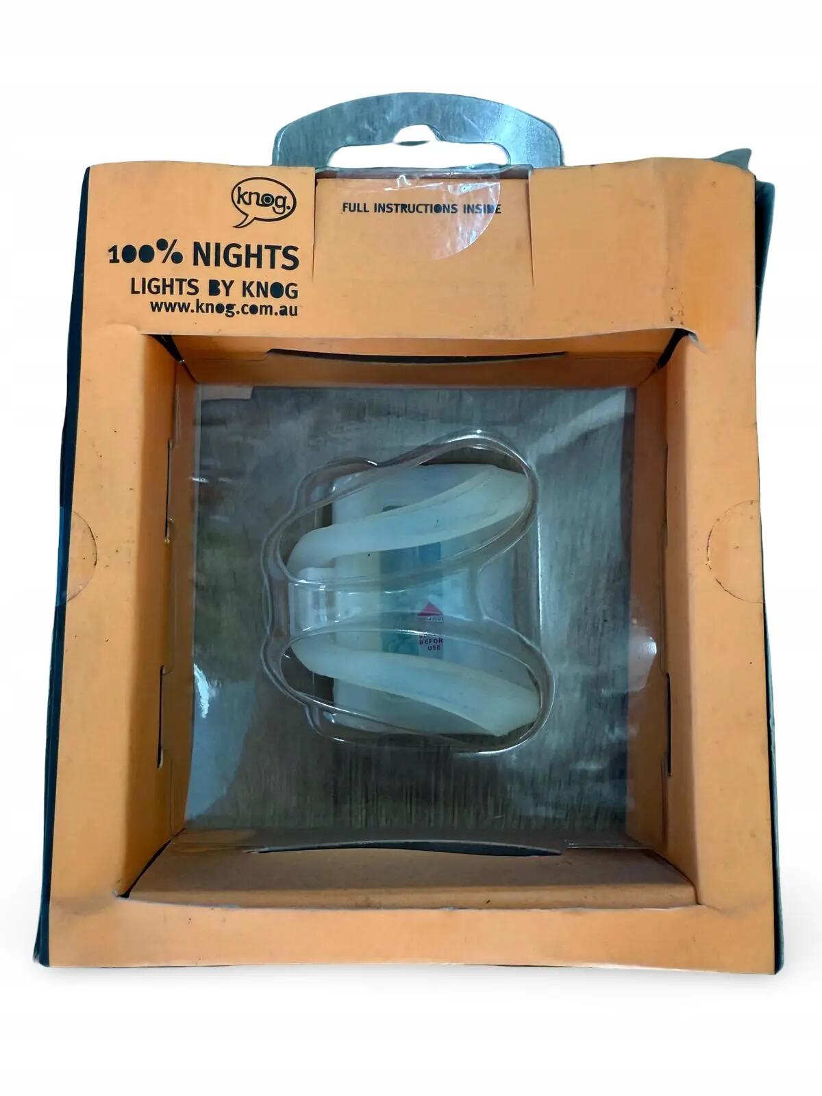 Luz traseira para bicicleta KNOG GEKKO, transparente, silicone, 3 LEDs 2/15