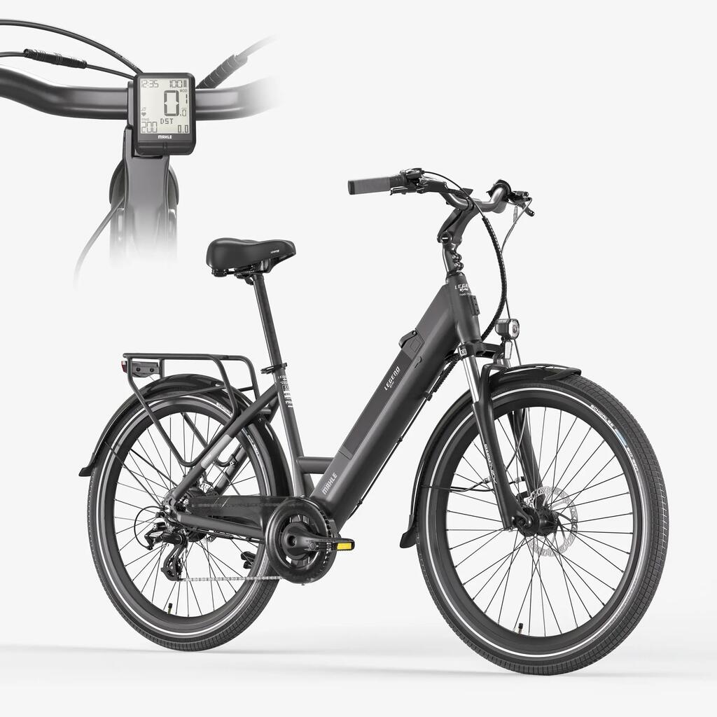 Milano Electric City Bike 26" + Display · 3-Yr Warranty · Up to 100 km
