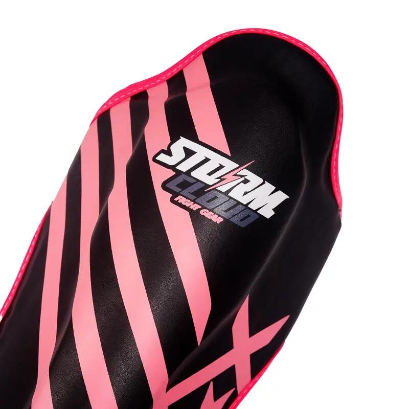 StormCloud Lynx kinderscheenbeschermers zwart/roze junior maat L 5/7