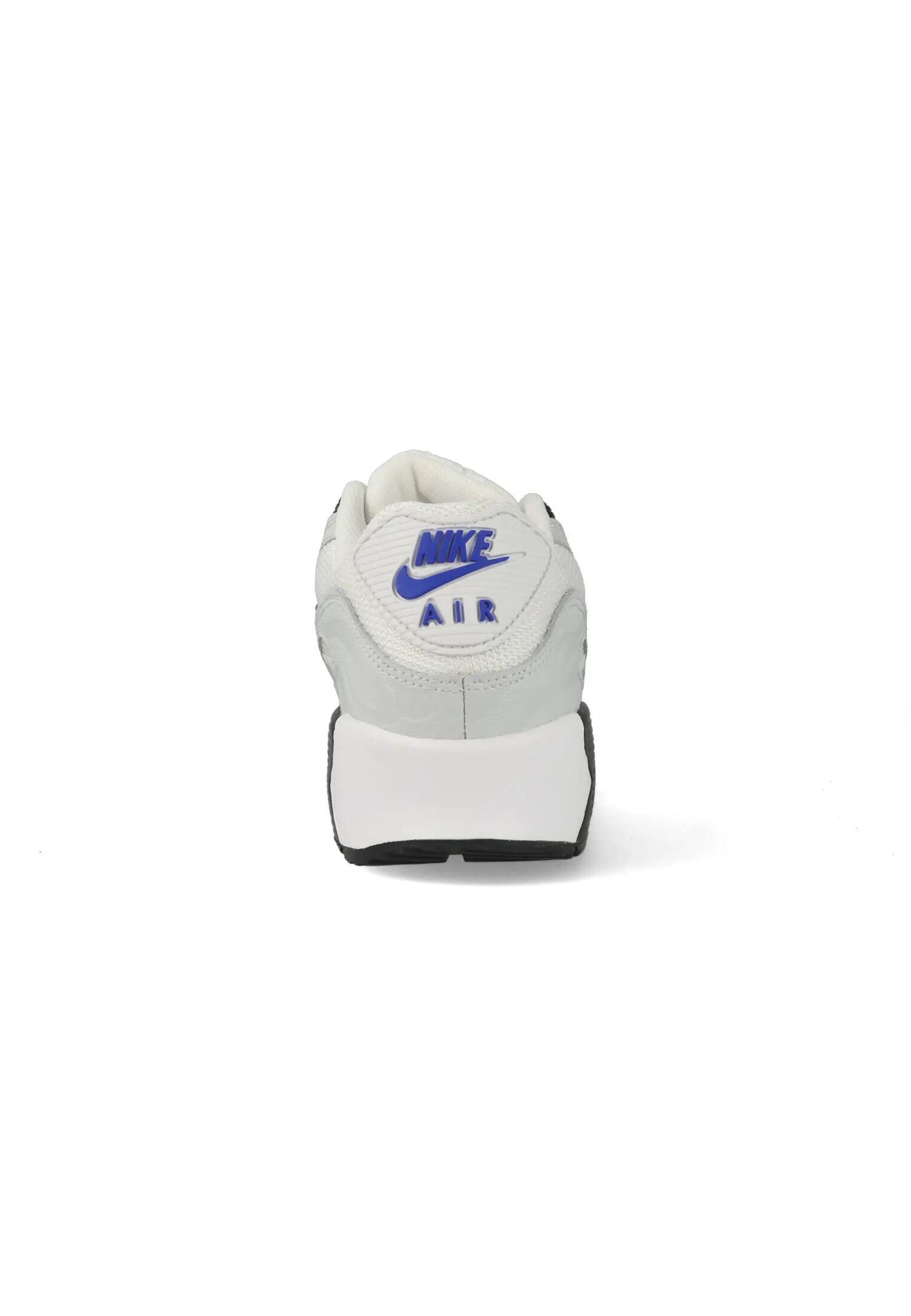Nike Air Max 90 SE GS "White Dust Bright Crimson Game Royal" Blanc / Gris-37.5 5/5