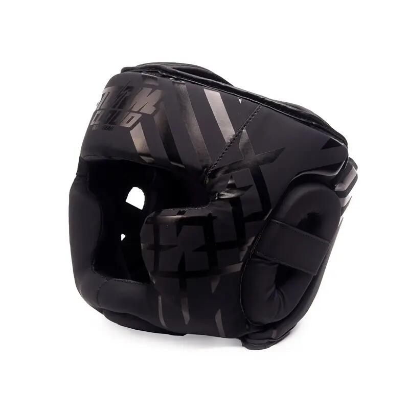 Capacete de boxe infantil StormCloud Lynx, preto, tamanho júnior M. 4/7