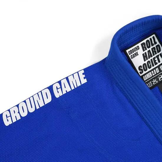 Kimono/Gi Gamer 2.0 Azul para Jiu-Jitsu Masculino Ground Game A2L 4/7