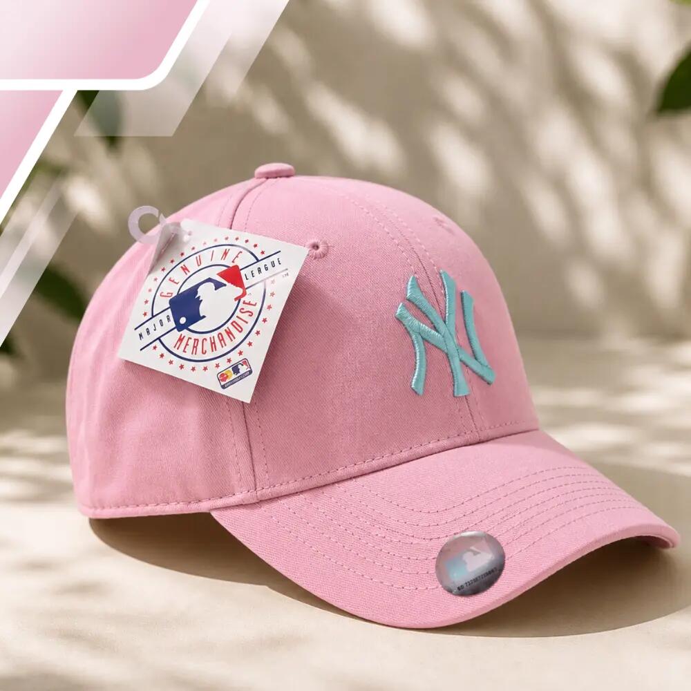 Czapka New York Yankees NY Różowa Damska Baseballówka Regulowana MLB 2/7
