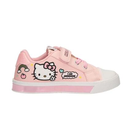 Baskets en Toile Lumineuses Hello Kitty Enfants, Antidérapantes, roses