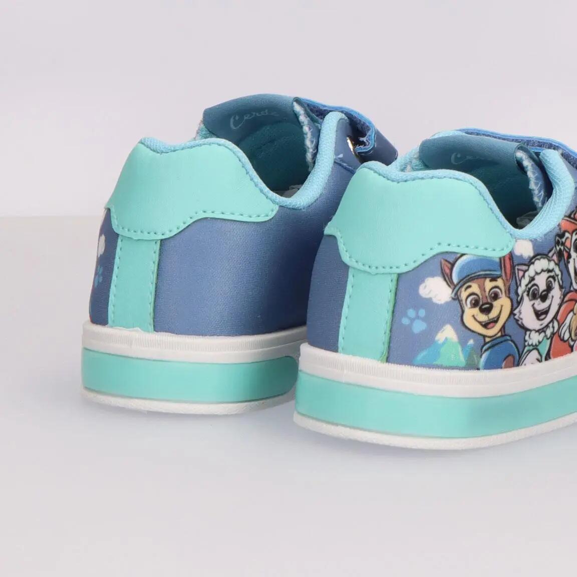 Sneaker in Tela con Luci Paw Patrol per Bambini, Antiscivolo, blu 7/7