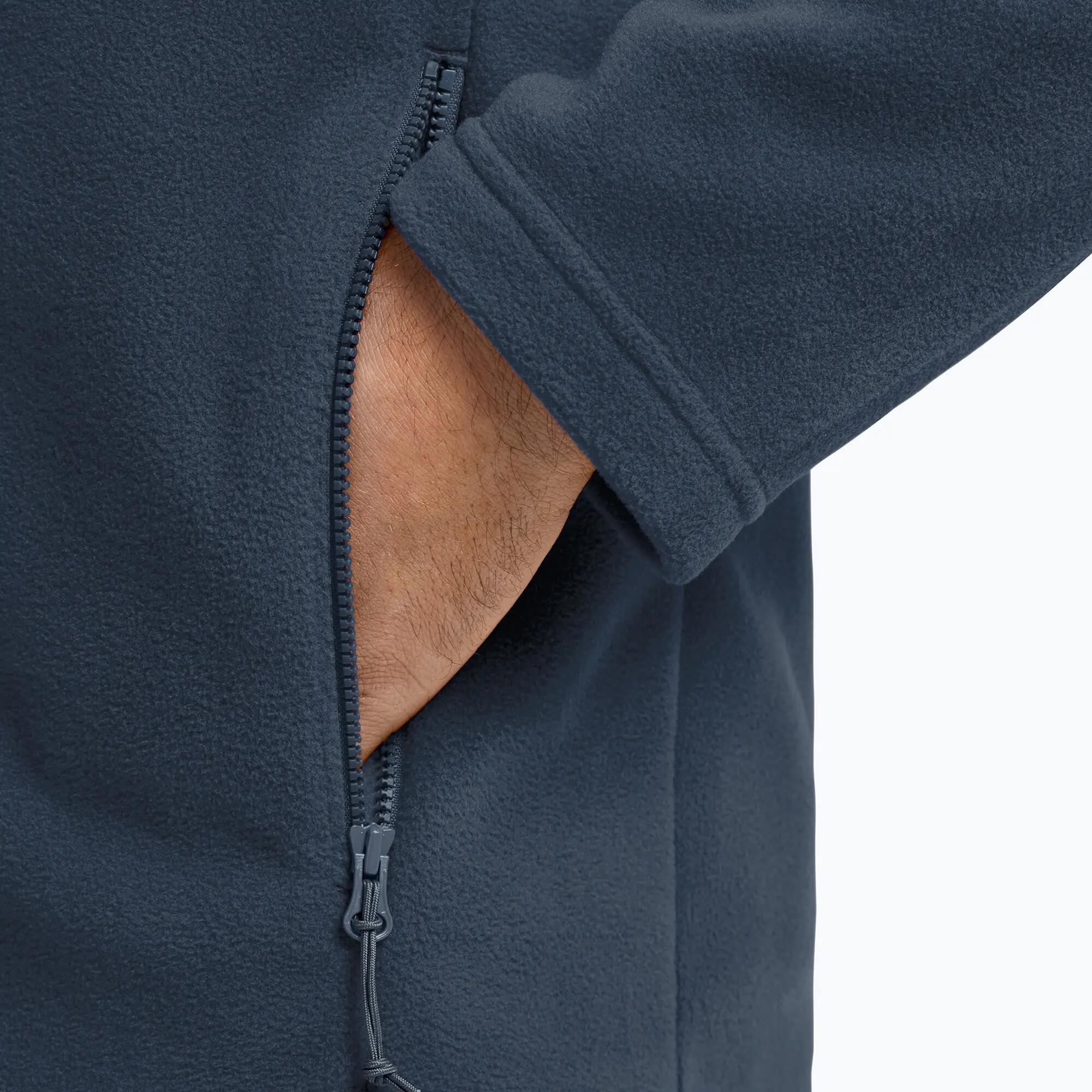 Herren-Fleecejacke Jack Wolfskin Taunus 100 mit durchgehendem Reißverschluss 5/7