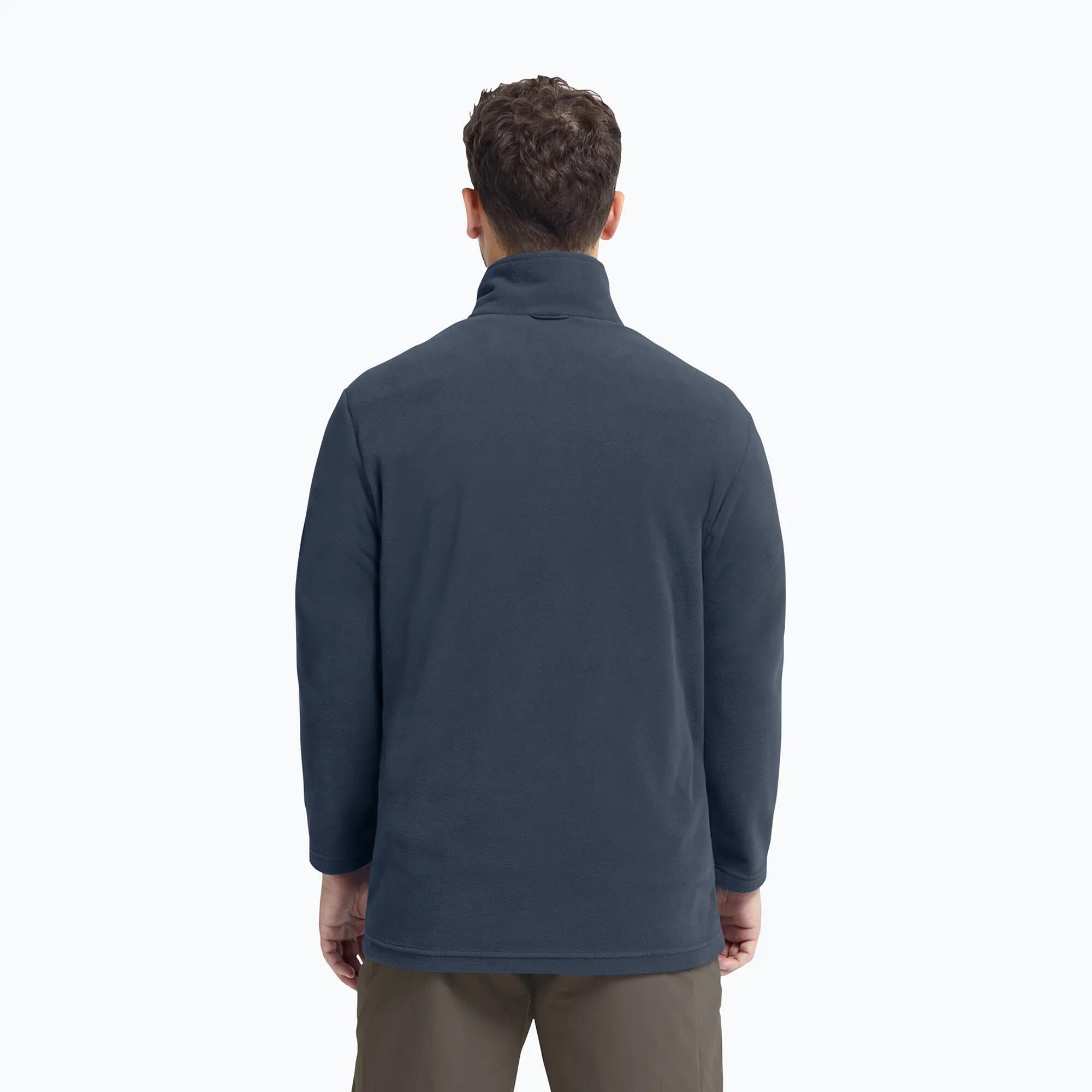 Herren-Fleecejacke Jack Wolfskin Taunus 100 mit durchgehendem Reißverschluss 3/7