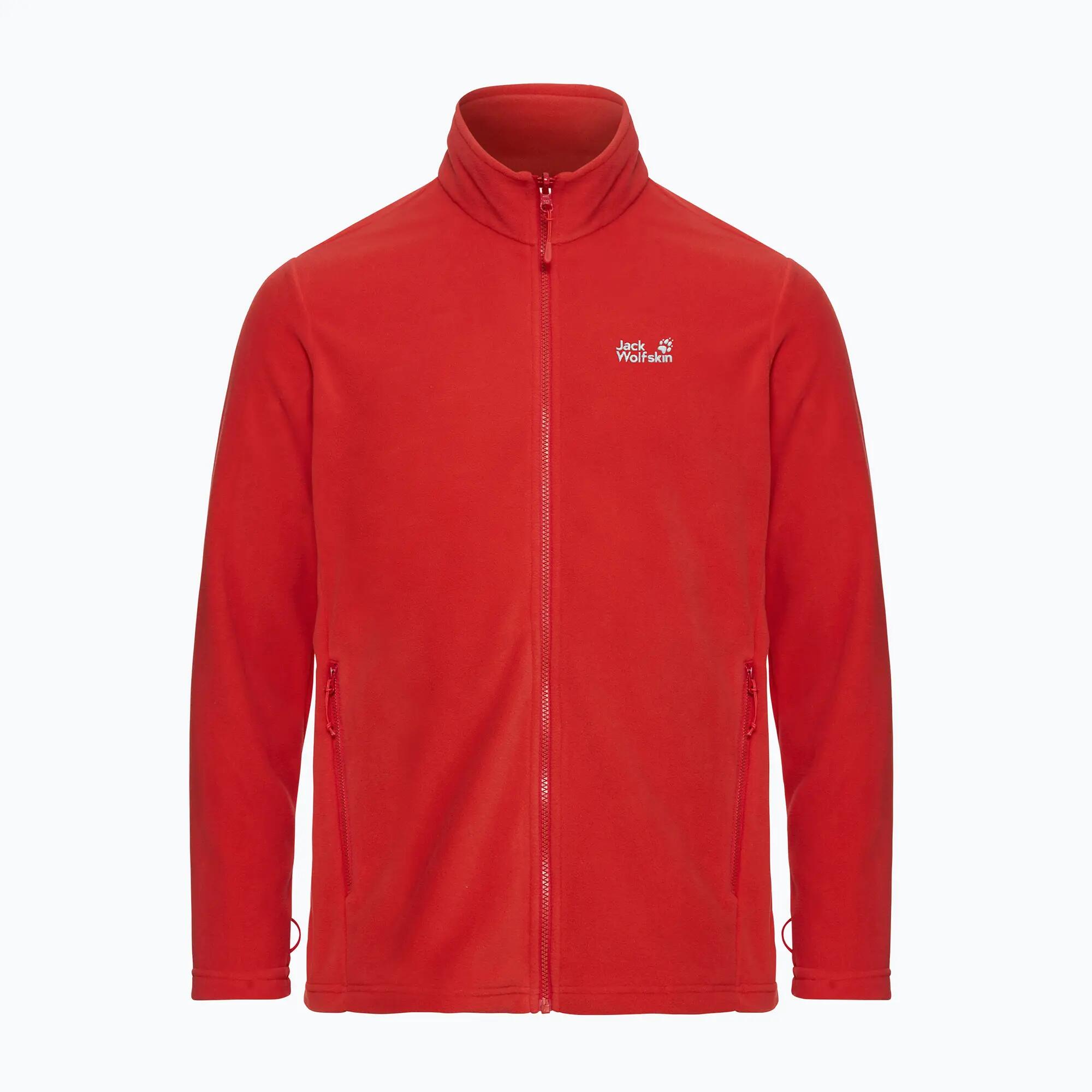 Forro polar para hombre Jack Wolfskin Taunus 100 con cremallera completa 7/7