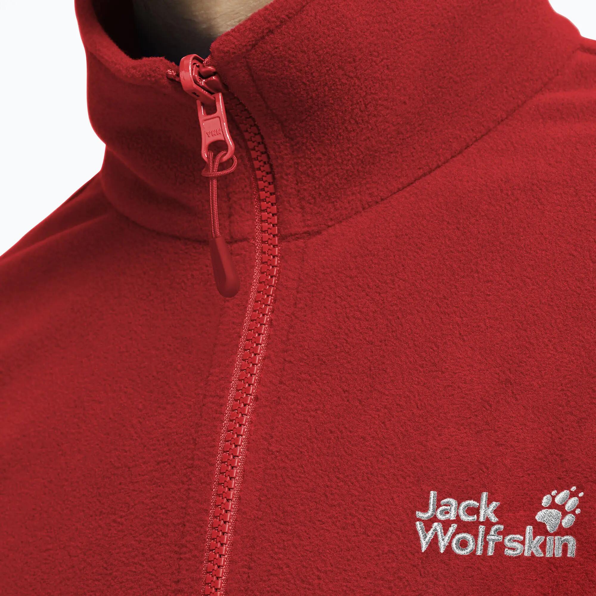 Forro polar para hombre Jack Wolfskin Taunus 100 con cremallera completa 4/7