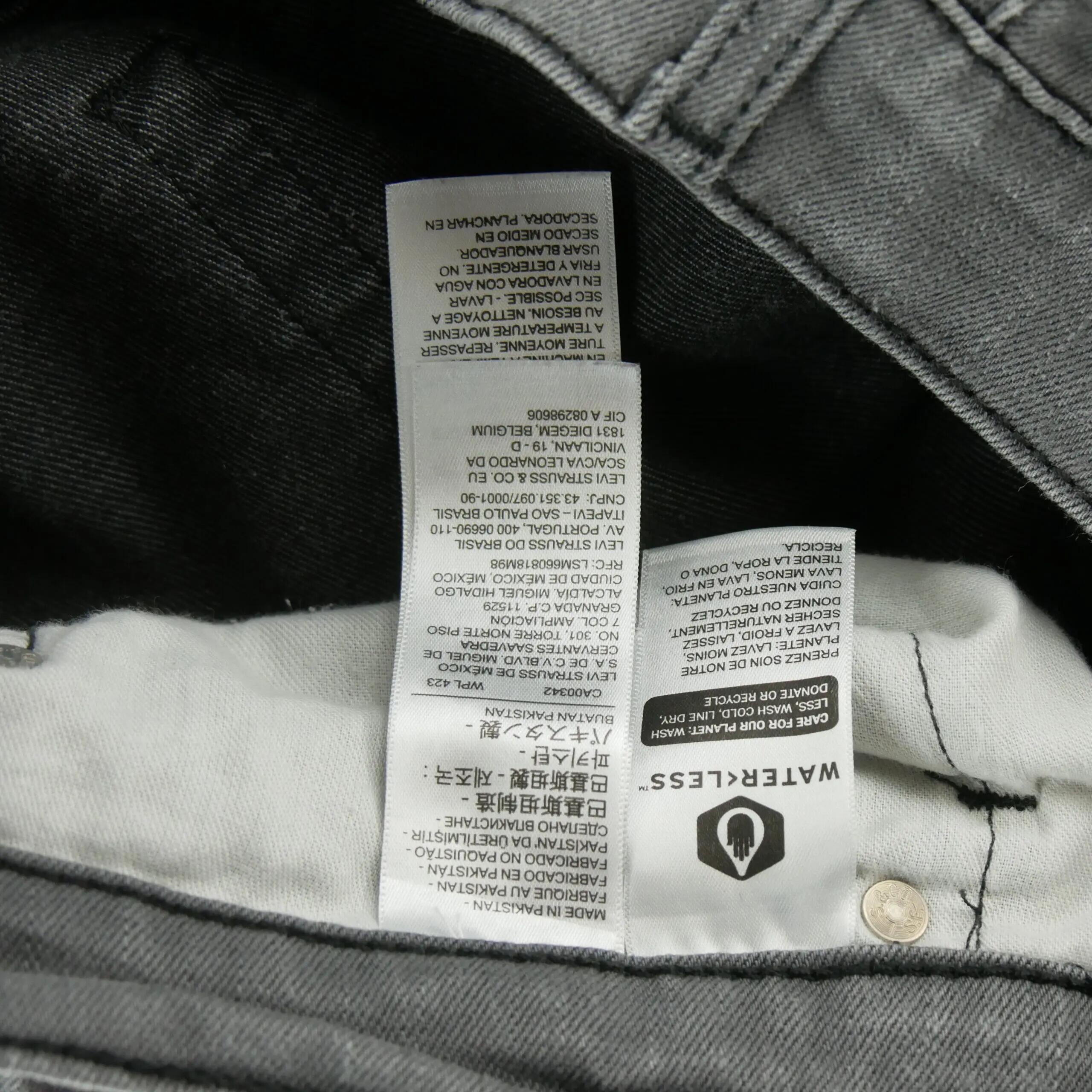 Refurbished - Levi Strauss Herren Jeans W34/L30 511 Slim Fit - Wie neu 7/7