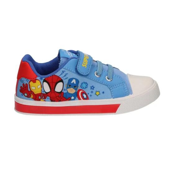 Zapatillas de Lona con Luces Infantil Spider-Man Antideslizantes Azules