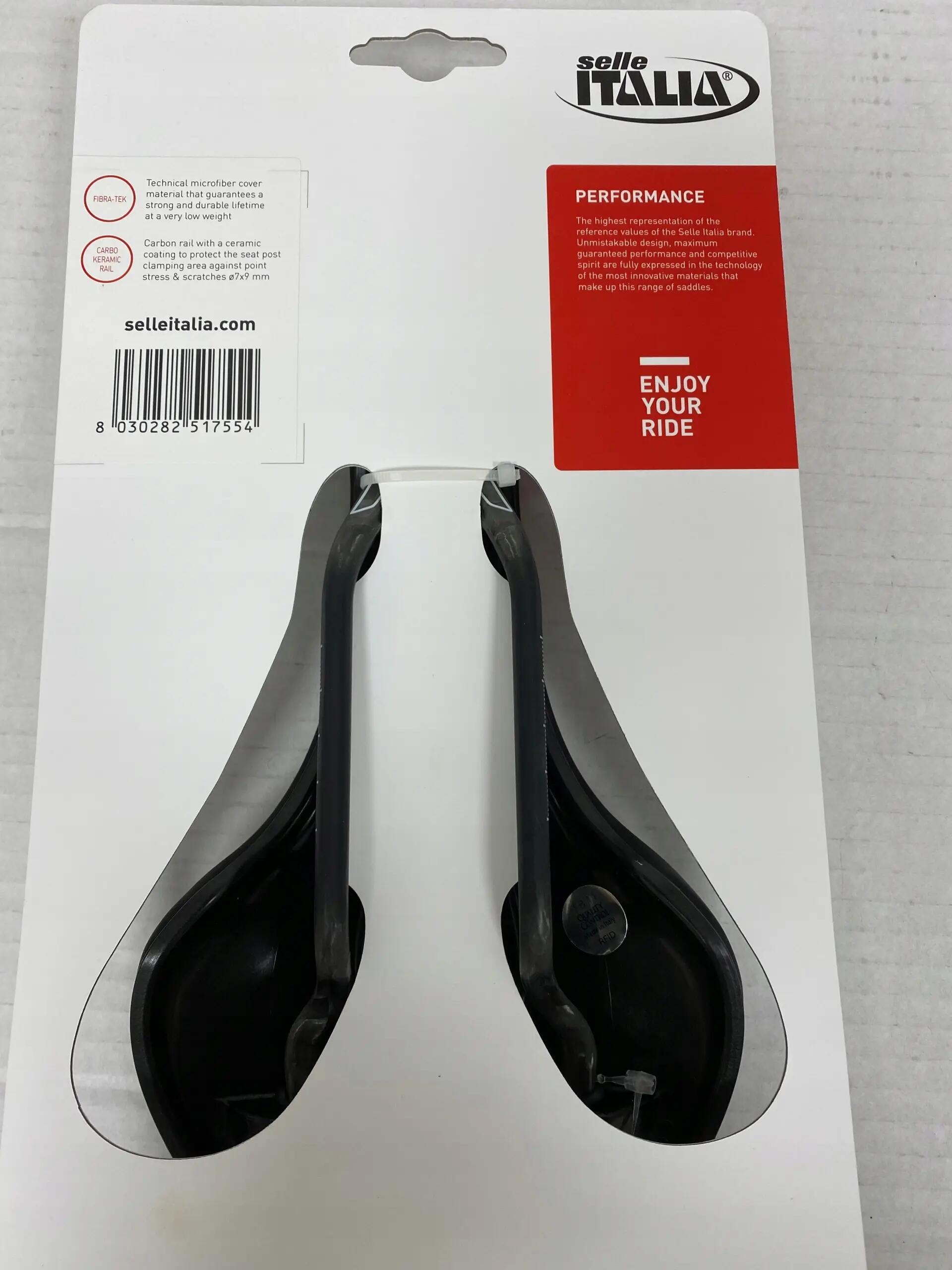 Sella per bicicletta SELLE ITALIA FLITE Boost Kit in carbonio 6/7