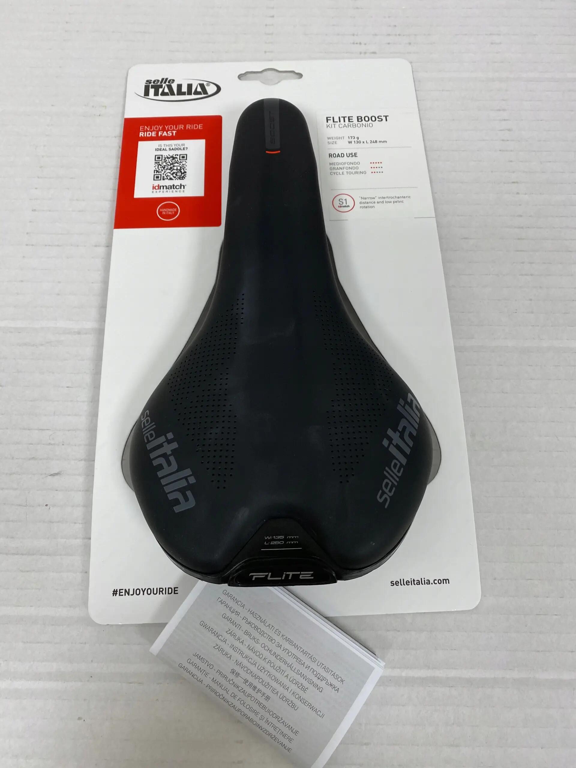 Sella per bicicletta SELLE ITALIA FLITE Boost Kit in carbonio 5/7