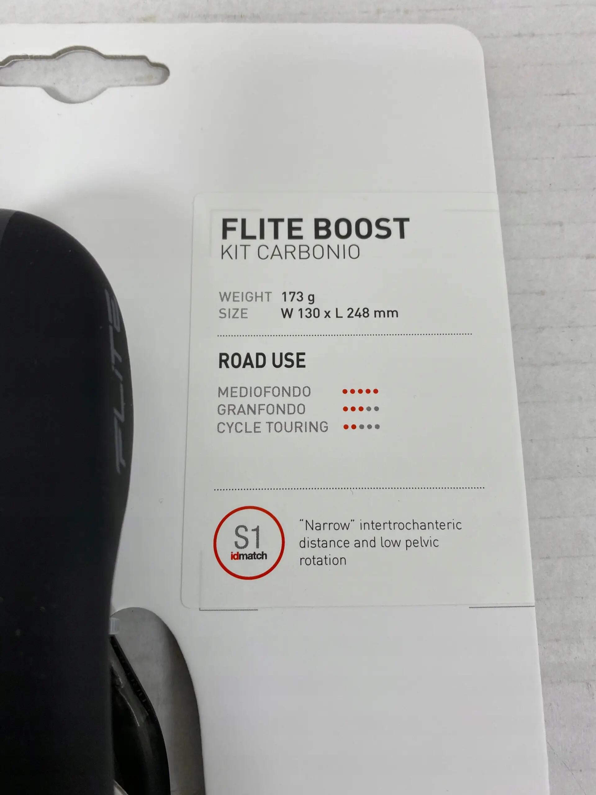 Sella per bicicletta SELLE ITALIA FLITE Boost Kit in carbonio 3/7