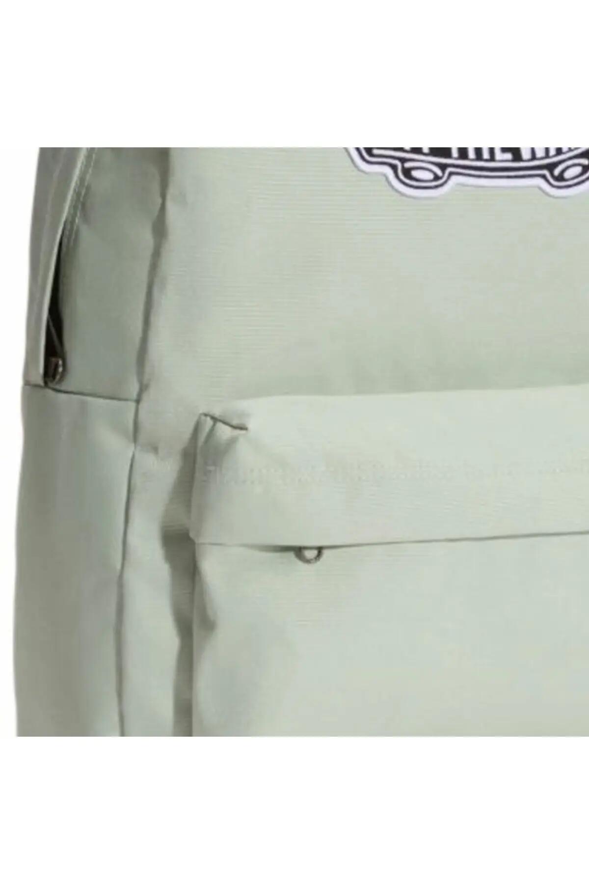 Mochila Verde Vans Old Skool Classic Backpack Dusty Mint - Diseño Icónico, Espa 5/6