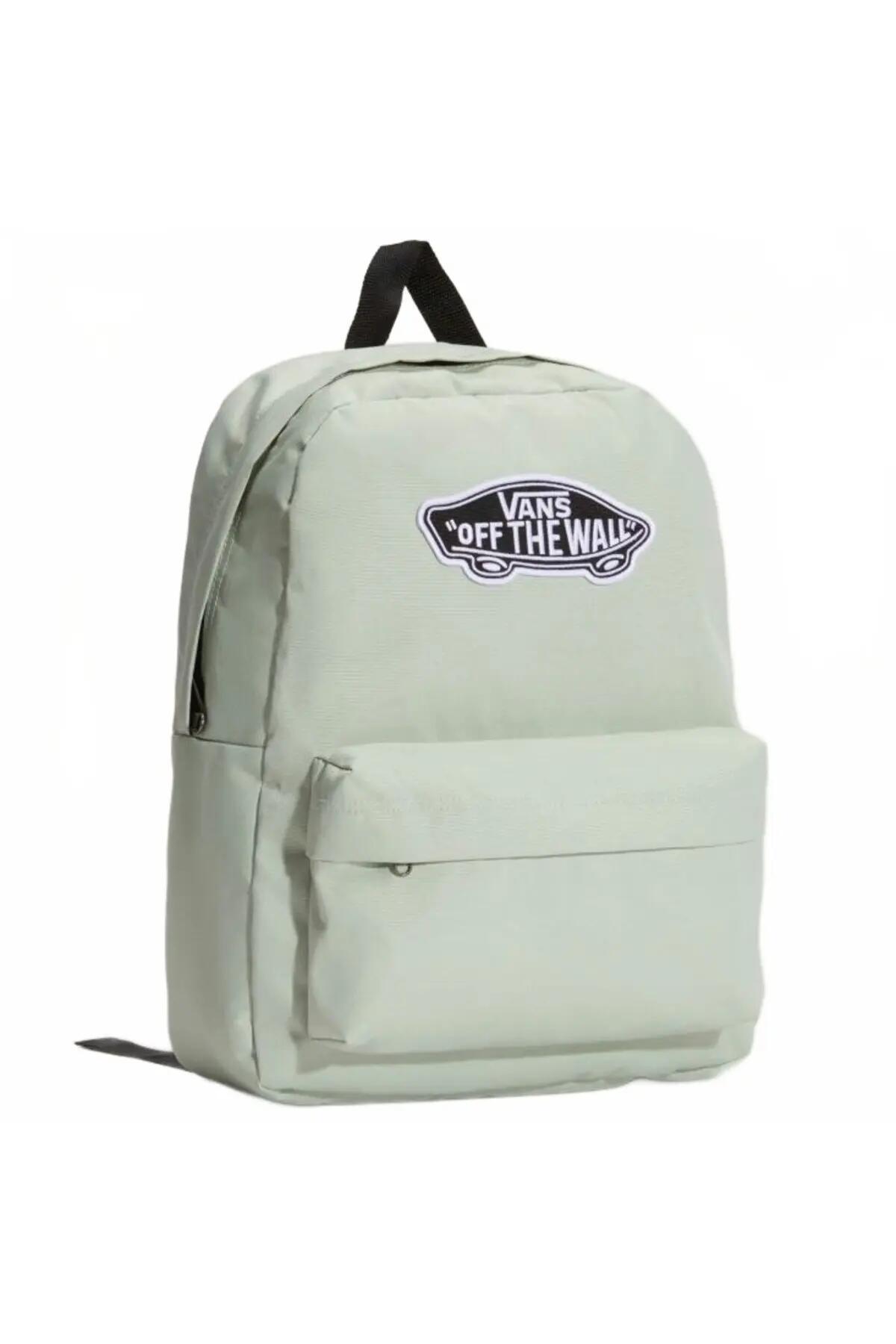 Mochila Verde Vans Old Skool Classic Backpack Dusty Mint - Diseño Icónico, Espa 4/6