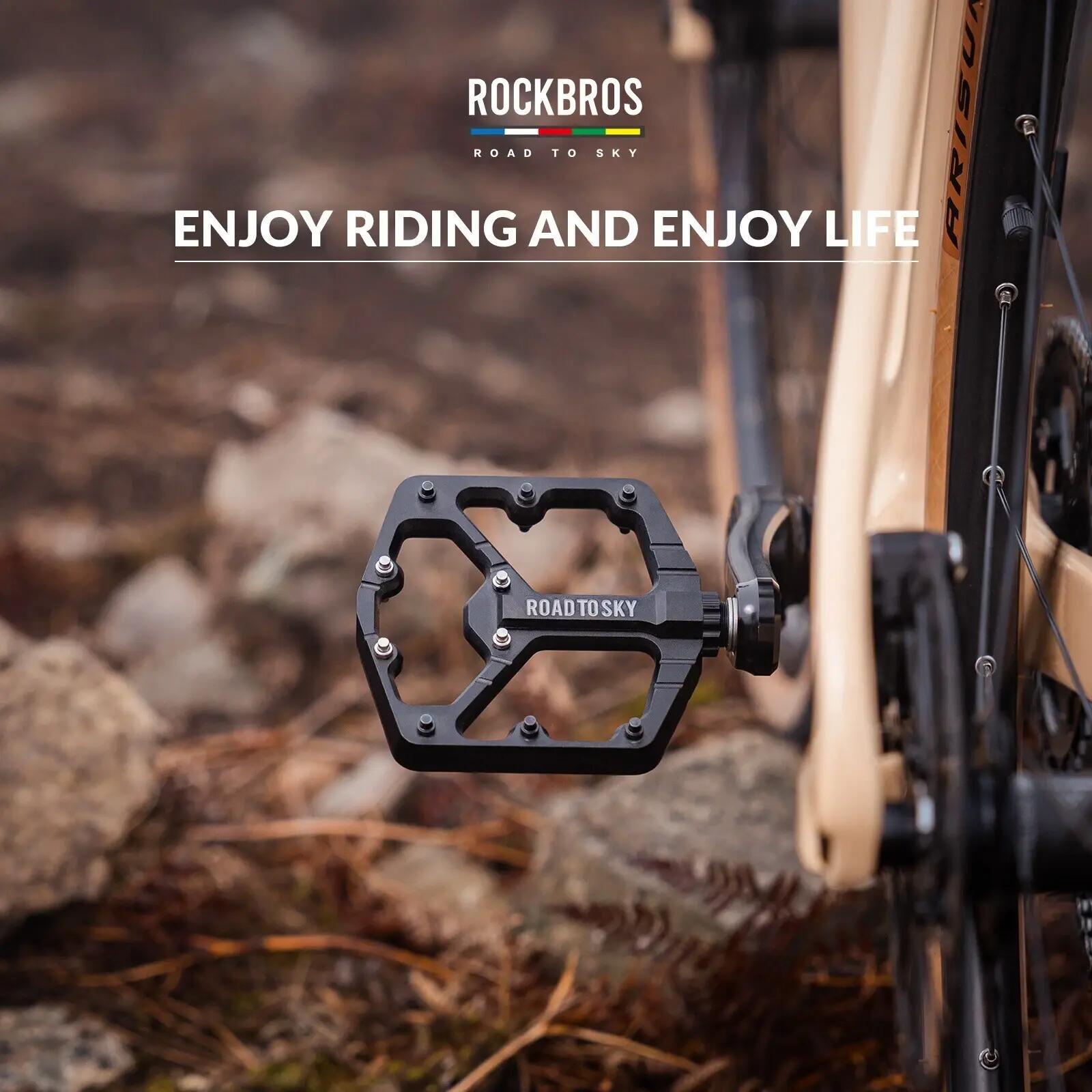 ROCKBROS Fahrradpedale MTB Alu Pedale 6/7